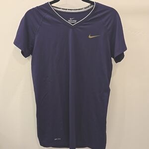 Nike Pro Combat Fitted Workout Shirt Dri Fit L